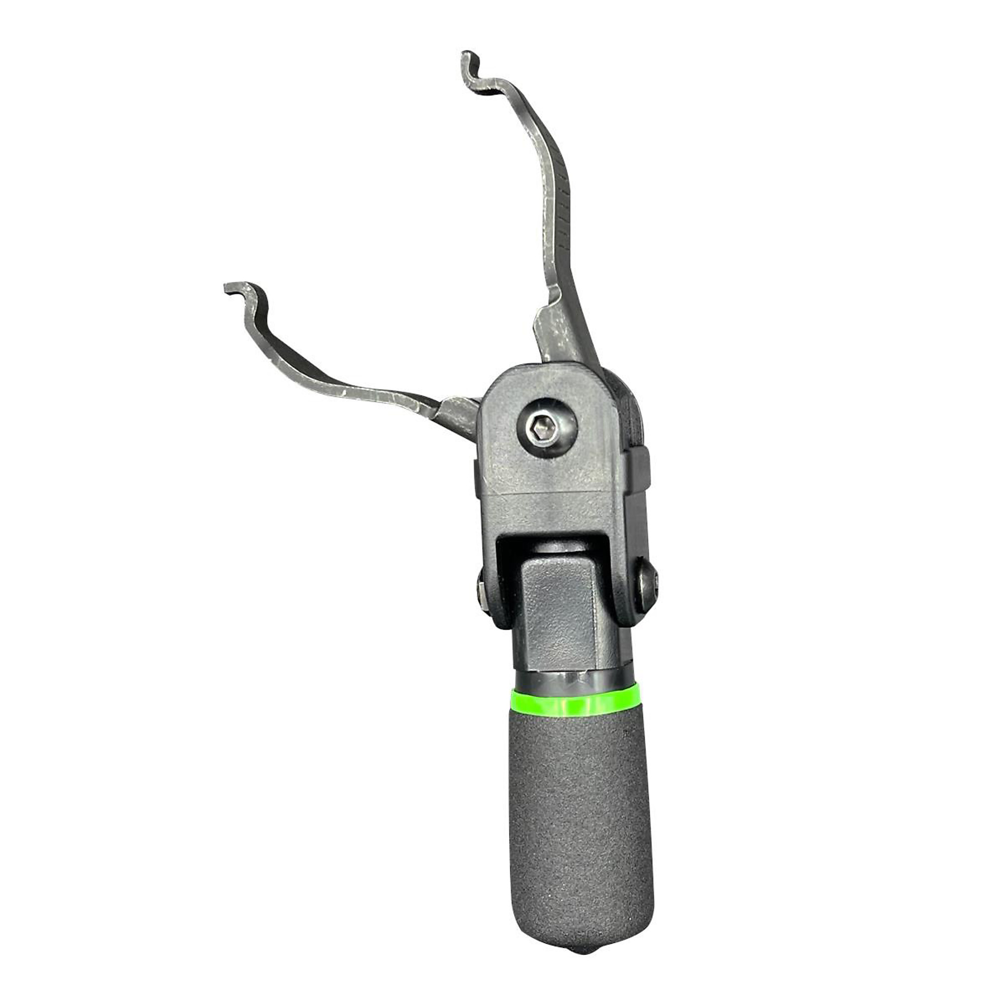 VIM Tools Button Clip Tool with Swivel Head — 180-Degree Swivel Head, Spring-Loaded Pivoting Jaws, Model# VIMBCT1